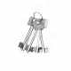 LOCK FOR CASE LARGE AKARSAN 5KEYS
11 LOCK FOR CASE LARGE AKARSAN 5KEYS
11