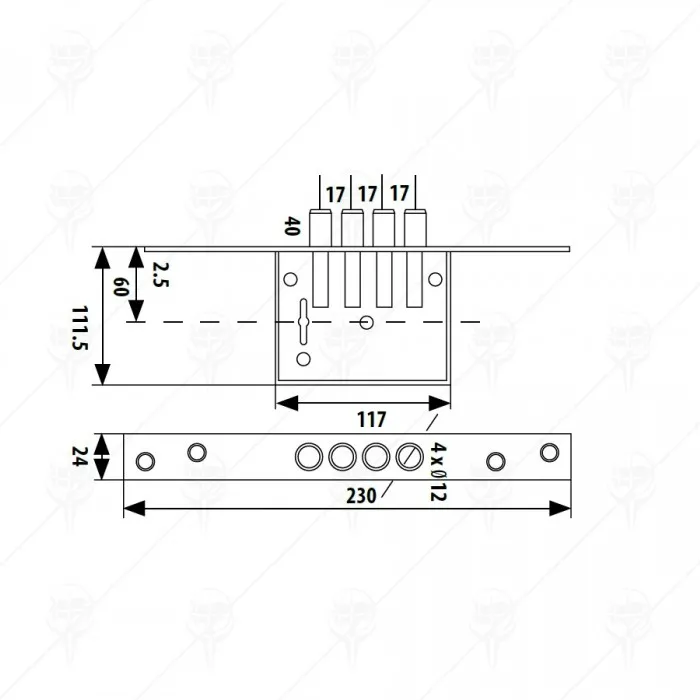 LOCK FOR CASE LARGE AKARSAN 5KEYS
11 LOCK FOR CASE LARGE AKARSAN 5KEYS
11