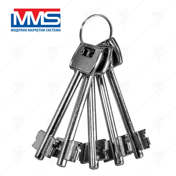 БРАВА КАСОВА МАЛКА АКАРСАН 5 КЛЮЧА 94Х74ММ