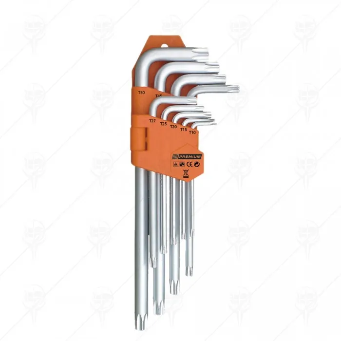ШЕСТОГРАМИ ДЪЛГИ TORX PREMIUM 9 БРОЯ КОМПЛЕКТ ШЕСТОГРАМИ ДЪЛГИ TORX PREMIUM 9 БРОЯ КОМПЛЕКТ