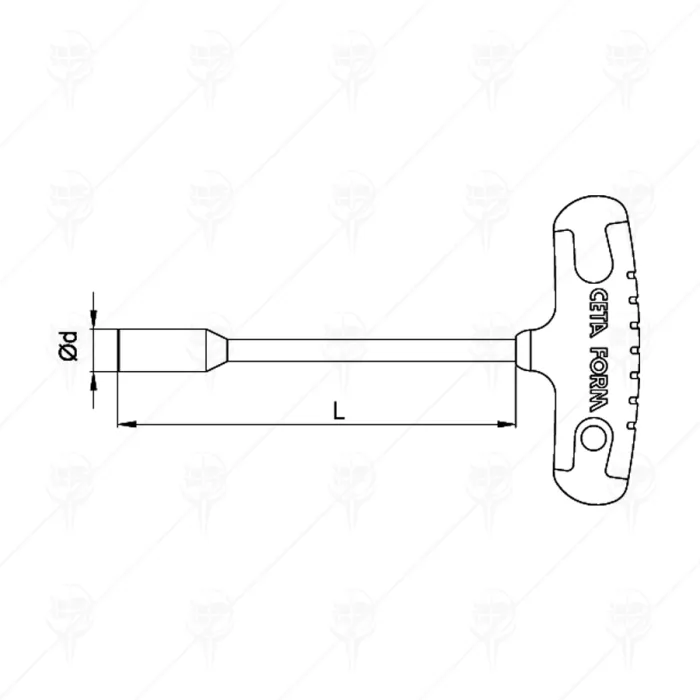 CHEIE TUBULARA PENTRU BOLTURI T-TIP 12