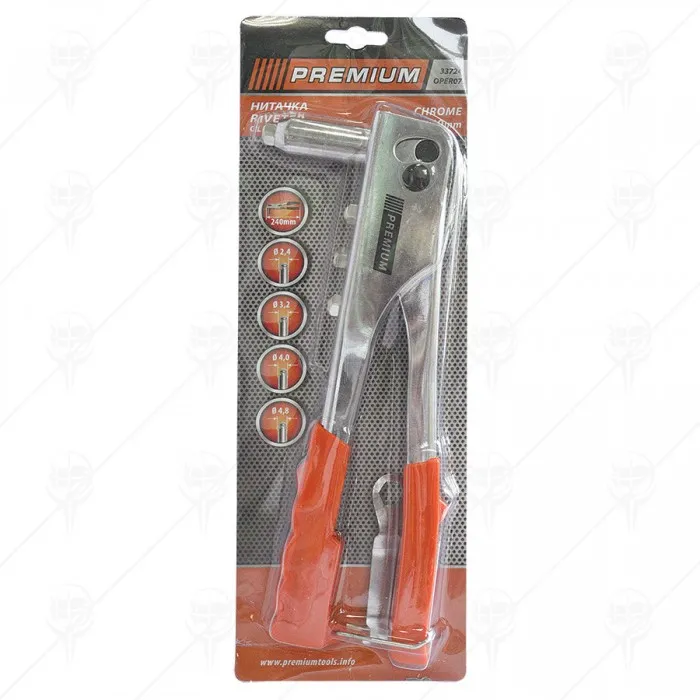 RIVETER 240MM 9.5'' CHROME PREMIUM RIVETER 240MM 9.5'' CHROME PREMIUM