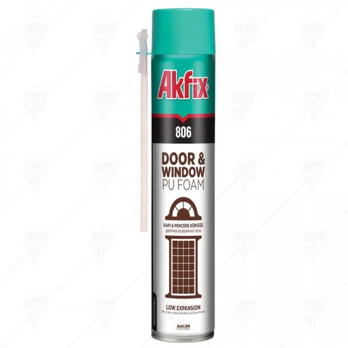 SPUMA POLIURETANICA 806 -DILATARE SLABA PENTRU USI SI FERESTRE 750 ml SPUMA POLIURETANICA 806 -DILATARE SLABA PENTRU USI SI FERESTRE 750 ml