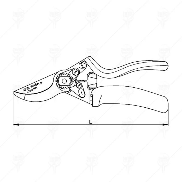 PRUINING SHEARS 8" 210MM CF