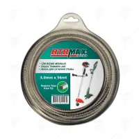 КОРДА ЗА МОТО ТРИМЕР RTR-MAX 3.0ММ*56М НАЗЪБЕНА