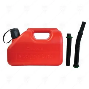 CANISTRA BENZINA PVC 5L CU DOUA VARFUR