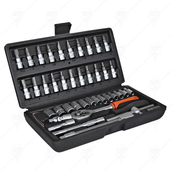 SET CAPETE CHEI TUBULARE 1/4" 45 BUC;