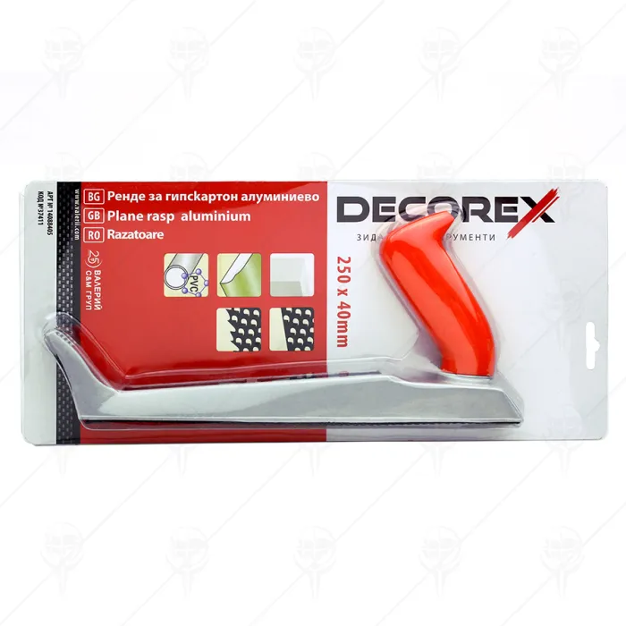 РЕНДЕ ЗА ГИПСОКАРТОН 250x40 мм АЛУМИНИЕВ DECOREX РЕНДЕ ЗА ГИПСОКАРТОН 250x40 мм АЛУМИНИЕВ DECOREX