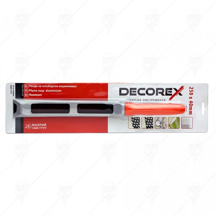 PLANE RASP ALUMINIUM 250*40 DECOREX PLANE RASP ALUMINIUM 250*40 DECOREX