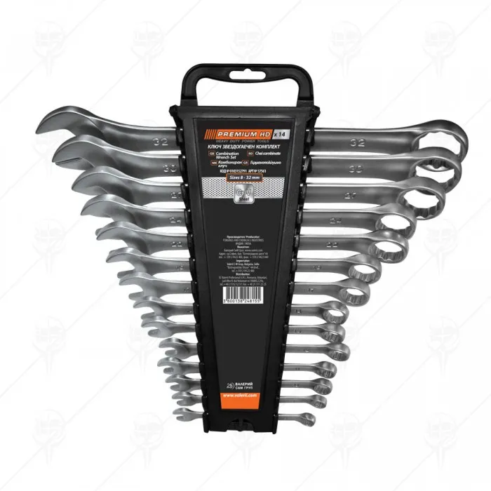 COMBINATION SPANNER 14SET 8-32
PREMIUM HD COMBINATION SPANNER 14SET 8-32
PREMIUM HD