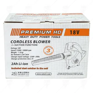 АКУМУЛАТОРЕН ИЗДУХВАТЕЛ SOLO 18V 2Ah PREMIUM HD