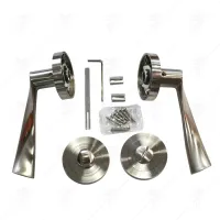 HANDLE FOR DOOR WC MERT INOX