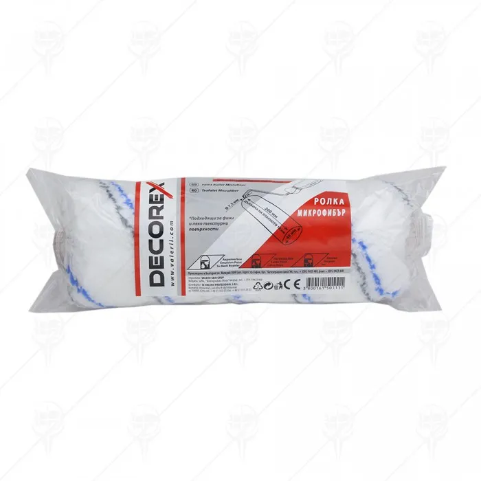 PAINT ROLLER MICROFIBER 200x18x48 DECOREX PAINT ROLLER MICROFIBER 200x18x48 DECOREX