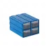 PLASTIC BOX WITH DRAWER 304 105*135*85
QUATRO BLUE-TRANSPARENT