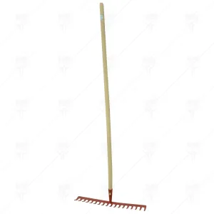 GARDEN RAKE &Oslash;22 18 TEETH WITH HANDLE