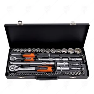 КОМПЛЕКТ ГЕДОРЕ  1/2"-1/4" 65 ЧАСТИ  PREMIUM HD