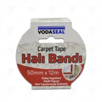 BANDA DUBLU ADEZIVA COVOR ALB 50 mm x 12 m