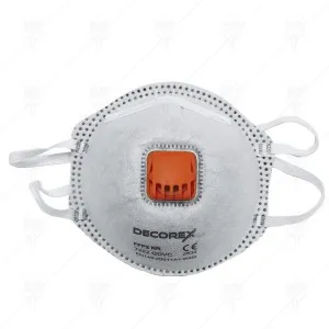 MASK WITH VALVE  FFP2 3pcs. CARBON
DECOREX