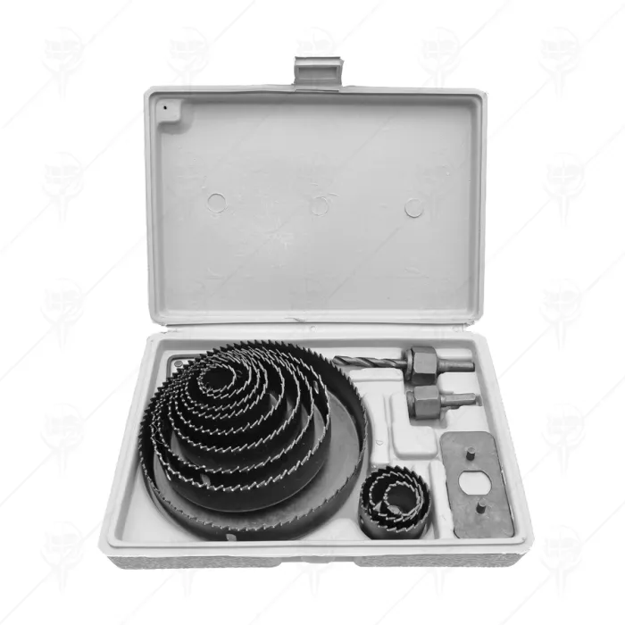 HOLE SAW SET CARBON STEEL 16PCS 19-
127MM