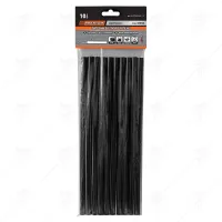 СИЛИКОНОВИ ПРЪЧКИ ЗА ТОПЛО ЛЕПЕНЕ ЧЕРНИ 10 бр. &Oslash;11 x 300 мм