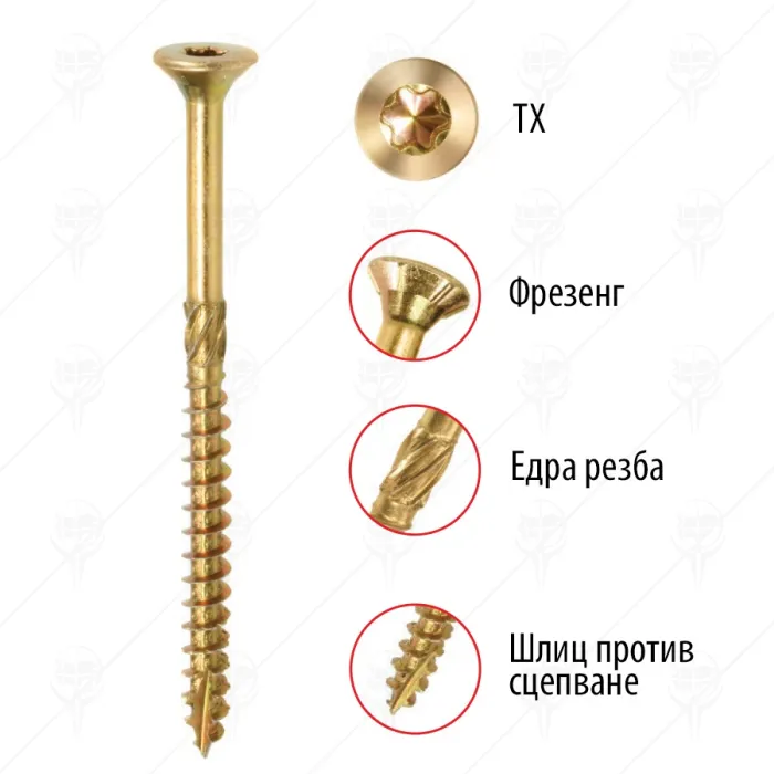 ВИНТ ЗА ДЪРВО TORNADO PLUS WKRET-MET ВИНТ ЗА ДЪРВО TORNADO PLUS WKRET-MET