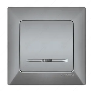 КЛЮЧ ЕДИНИЧЕН ANURA СВЕТЕЩ АЛУМИНИЕВ ЦВЯТ