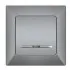 ILLUMINATED SINGLE POLE SWITCH
ALUMINIUM ANURA