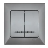 КЛЮЧ СЕРИЕН ANURA СВЕТЕЩ АЛУМИНИЕВ ЦВЯТ