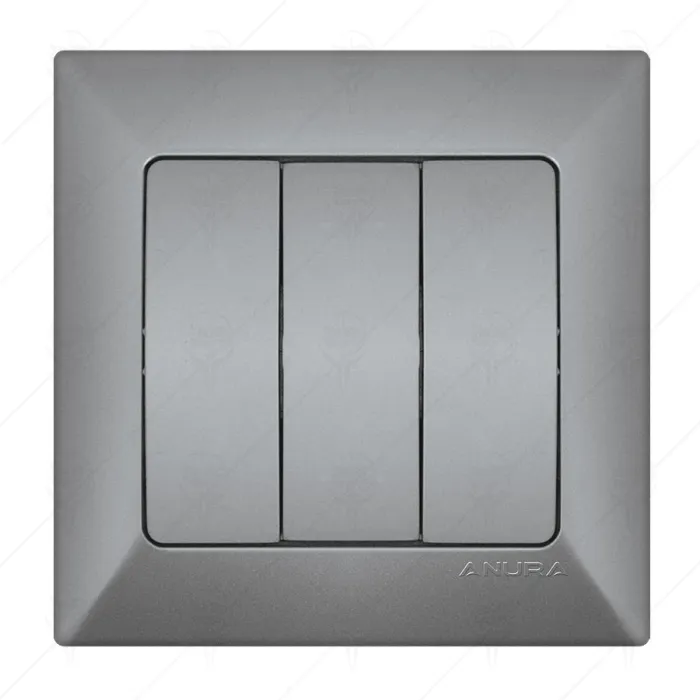 INTRERUPATOR TRIPLU ALB ANURA