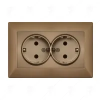 КОНТАКТ ДВОЕН ANURA ЗЛАТИСТ ЦВЯТ