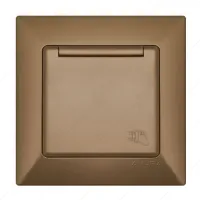 КОНТАКТ ЕДИНИЧЕН С КАПАК ANURA ЗЛАТИСТ ЦВЯТ