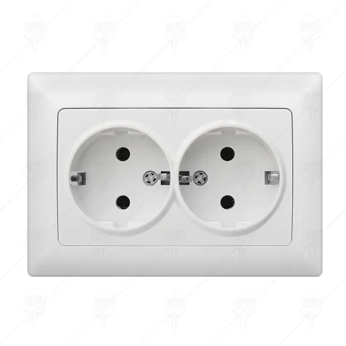 TWIN EARTHED SOCKET CERAMIC WHITE
ANURA