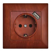 КОНТАКТ С USB МАХАГОН ЦВЯТ ANURA MARMARIS