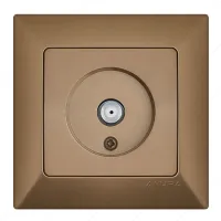 РОЗЕТКА ЗА F-КОНЕКТОР ANURA ЗЛАТИСТ ЦВЯТ