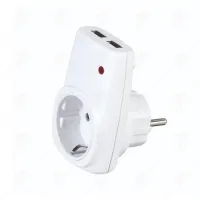 PLUG IN SOCKET WITH 2 USB 2.1A 5V