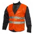 JACKET SIGNAL WITH REFLECTIVE TAPES ORANGE