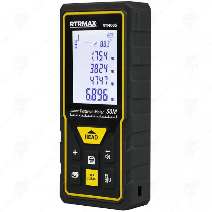 LASER DISTANCE MEASURE 50m 7 functions RTR-MAX
