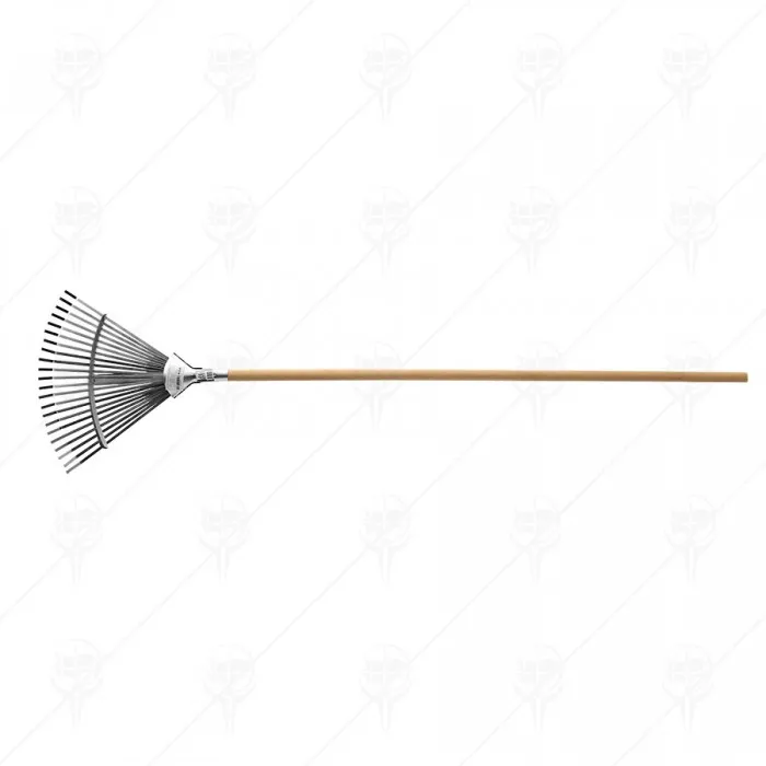 GARDEN RAKE 25, 22 TEETH WITH HADLE