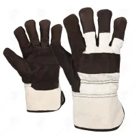 GLOVES CALF LEATHER WINTER SHAG