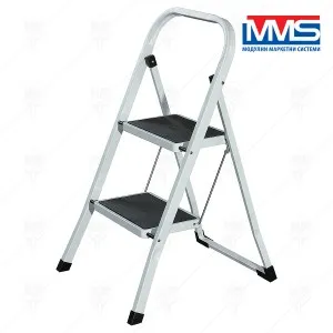 HOUSEHOLD STEEP LADDER 1+1 MMS 150 kg EN14183