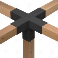 PERGOL ANGLE PENTAFLEX  100X100/2 mm MMS