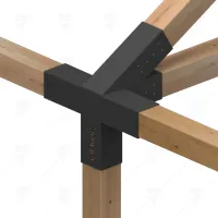 PERGOL ANGLE PENTAFLEX A5 100X100/2 mm MMS