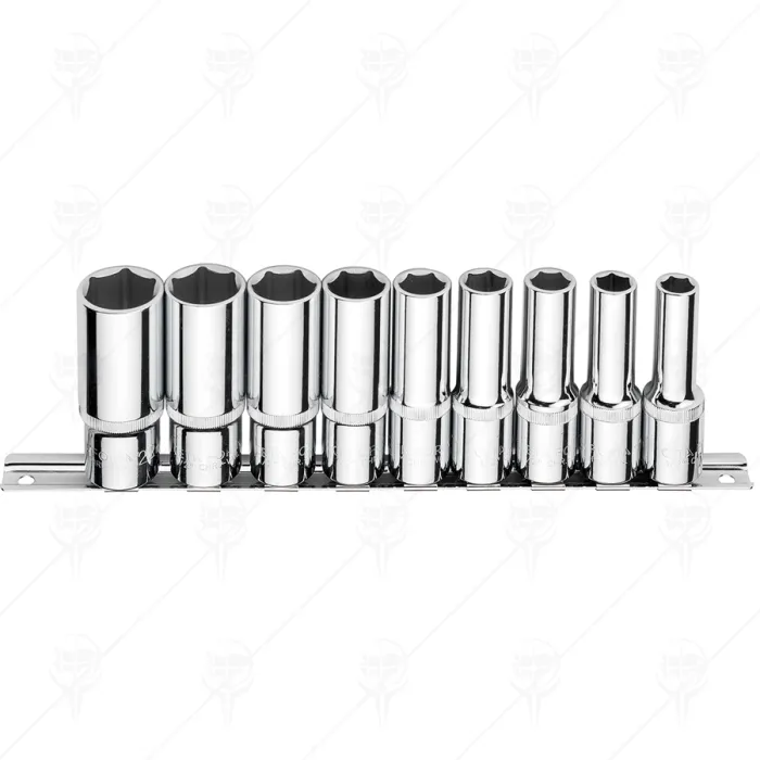 1/2 DRIVE BIHEXAGON SOCKET 9PCS CF