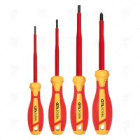4PCS VDE 1000V INSULATED SCREWDRIVER SET SL/PZ  CF