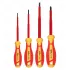 4PCS VDE 1000V INSULATED SCREWDRIVER SET SL/PZ  CF