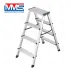 СТЪЛБА АЛУМ.ДВУСТР. 2X4 MMS/2.44 м/150 кг EN131