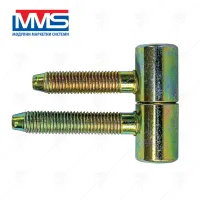 HINGE ANUBA &Oslash;16/52 mm YELLOW ZINK PLATED