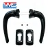DOOR HANDLE PVC BLACK MMS