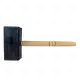 RUBBER HAMMER 1 kg. square, wood, etc. BG new
