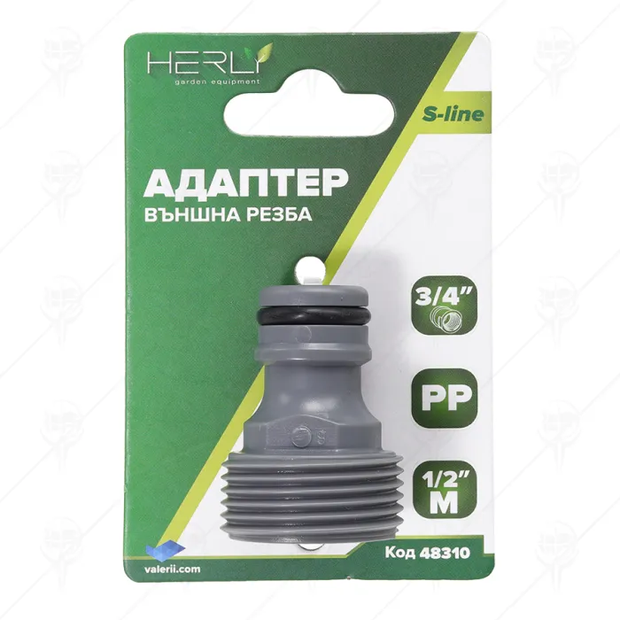 MALE ADAPTOR 3/4" MALE ADAPTOR 3/4"